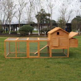 Chinese Mobile Chicken Coop Wooden Cages Large Hen Pet House www.cattoyfactory.com