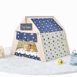 Pet Canvas Yurt Tent: Factory Direct Kennel Pet Star Tent Removable All Seasons 06-0957 www.cattoyfactory.com