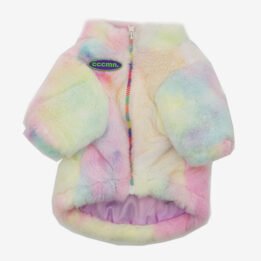 Polyester Jacket 2020 Dog Fashions Pet Clothes Thick high-end Fur Coat Luxury Dog Clothes www.cattoyfactory.com