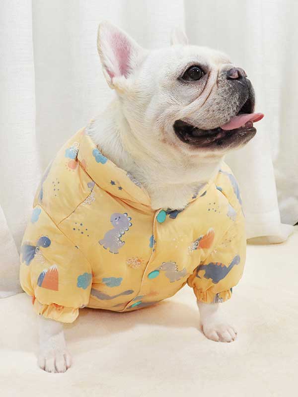 GMTPET French fighting cotton clothes French fighting winter clothes thickened a winter cute tiger fat dog short body bulldog clothes 107-222037 www.cattoyfactory.com