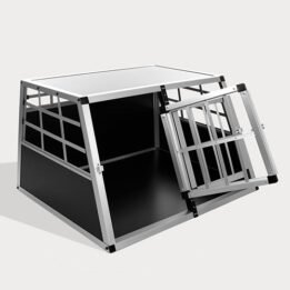 Aluminum Dog cage Large Single Door Dog cage 75a Special 66 06-0769 www.cattoyfactory.com