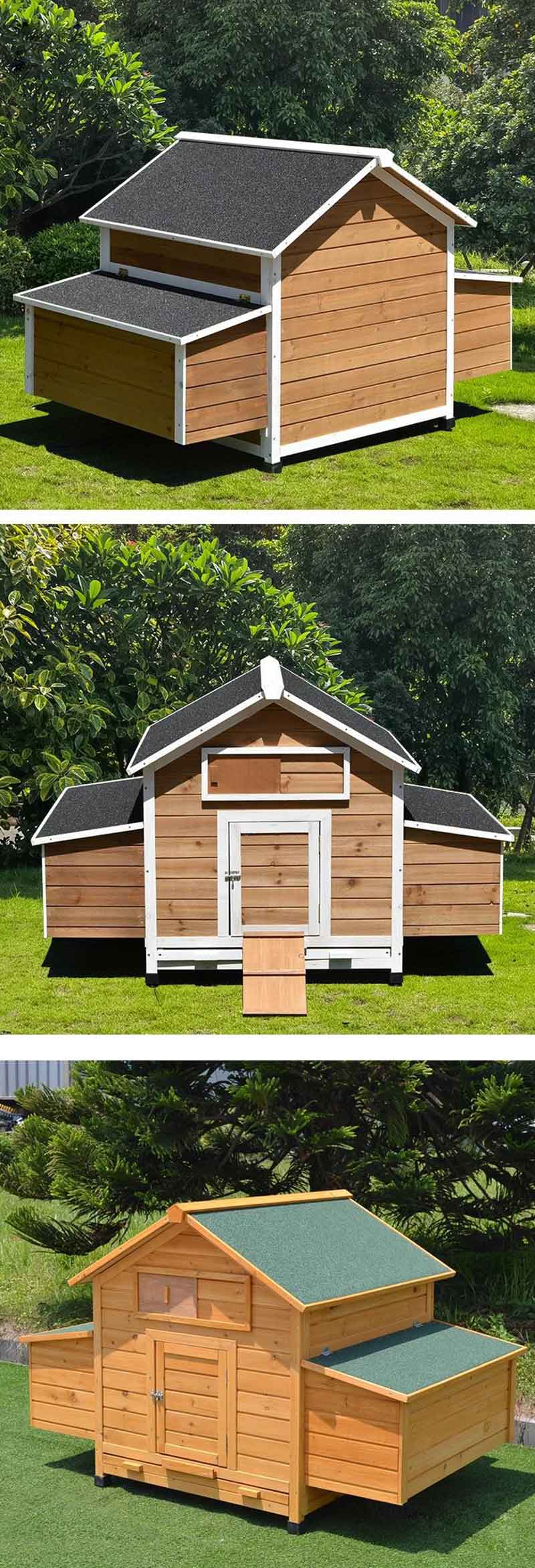 Pet Products Factory OEM Wooden Chicken coop hen house wood chicken cage
