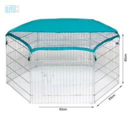 Large Playpen Large Size Folding Removable Stainless Steel Dog Cage Kennel 06-0112 www.cattoyfactory.com