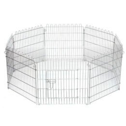 Wire Pet Playpen 8 panels size 63x 60cm Extra Large Pet Dog Playpen 06-0113 www.cattoyfactory.com