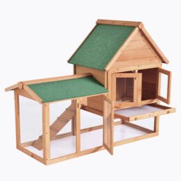 Big Wooden Rabbit House Hutch Cage Sale For Pets 06-0034 www.cattoyfactory.com