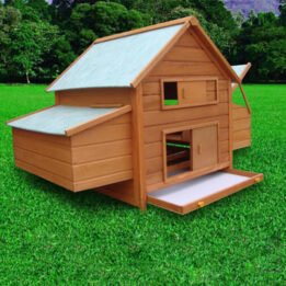 Wooden pet house Double Layer Chicken Cages Large Hen House www.cattoyfactory.com