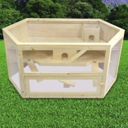 Hot Sale Wooden Hamster Cage Large Chinchilla Pet House www.cattoyfactory.com