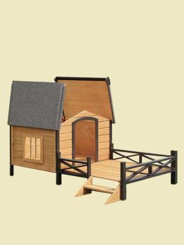 wooden-dog-cage-house