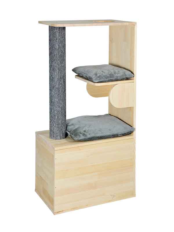 OEM Wooden cat house cat litter scratching post 06-0189