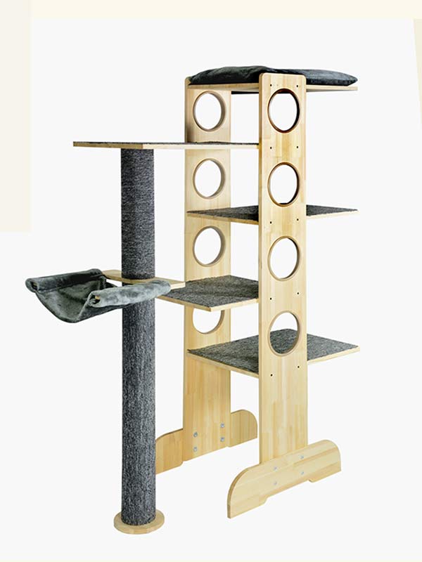 Pet factory supply nature wood cat tree 06-0194