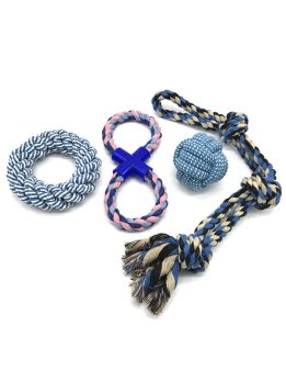 Wholesale Durable Cotton Rope Pet Dog Toy Set Hot Sale Dog Toys