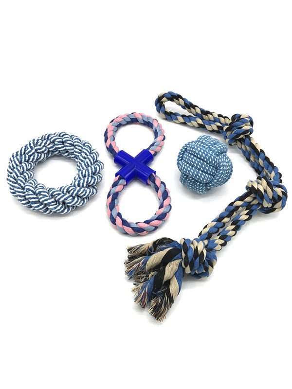 Wholesale Durable Cotton Rope Pet Dog Toy Set Hot Sale Dog Toys