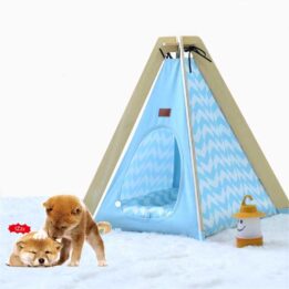 Animal Dog House Tent: OEM 100%Cotton Canvas Dog Cat Portable Washable Waterproof Small 06-0953 www.cattoyfactory.com