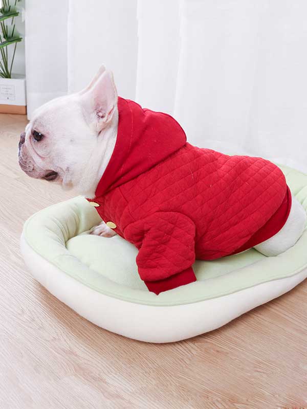 GMTPET Pet Products Factory OEM Wholesale French Dou Pug fat dog winter double button cardigan thickened hoodie pet dog clothes 107-222009 - Buy Adjustable Dog Pants,French Dog Pants,French Fighting Clothes Fat Dog Pug Adjustable Dog Pants Product on gmtpet.online
