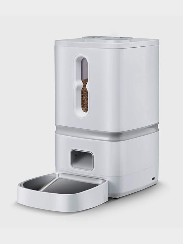 Wholesale 7L large capacity quantitative large window smart pet feeder 131-235006.jpg Wholesale 7L large capacity quantitative large window smart pet feeder