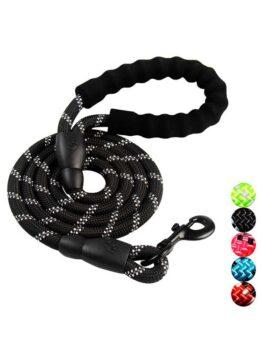 Pet supplies Wholesale Reflective nylon round leash dog walk leash pet leash