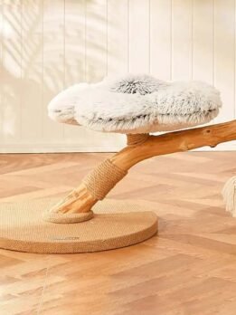 OEM natural trunk cat scratching post sisal wool cat tree 105-44026