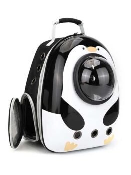 Little Penguin Upgraded Side-Opening Pet Cat Backpack 103-45001 www.cattoyfactory.com