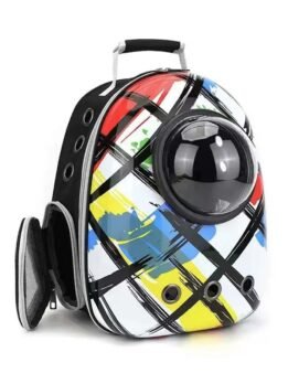 Laser style upgraded side opening pet cat backpack 103-45006 www.cattoyfactory.com