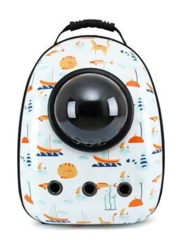 White Island Upgraded Side Opening Pet Cat Backpack 103-45022 www.cattoyfactory.com