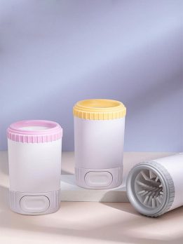 Factory OEM ODM Wholesale ABS manual pressure dog paw cleaner cup 134-10013