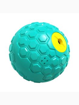 Durable Chew-Proof Dog Toy with Sound & Treat Dispenser (TPR+ABS)