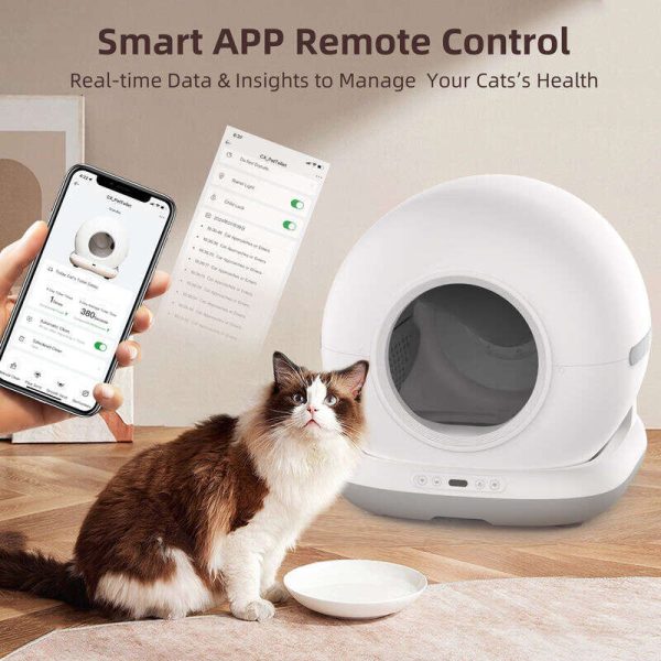 OEM Cat Litter Box Self Cleaning Smart Cat Litter Box Toilet Robot APP Control 72L Large Automatic Cat Litter Box Self-cleaning 116-5902 - Image 3
