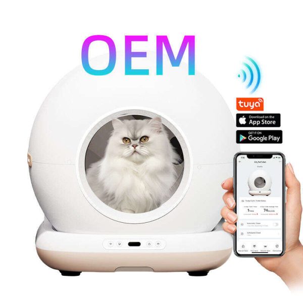 OEM Cat Litter Box Self Cleaning Smart Cat Litter Box Toilet Robot APP Control 72L Large Automatic Cat Litter Box Self-cleaning 116-5902 - Image 5